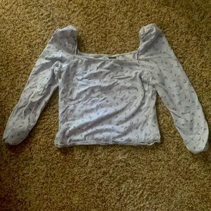 Wild fable crop top, floral, size small